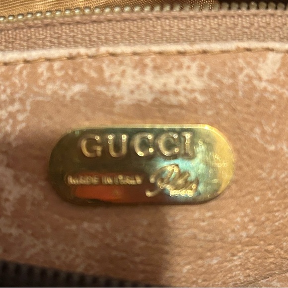 Vintage Brown Gucci Plus Crossbody Bag - Picture 10 of 11
